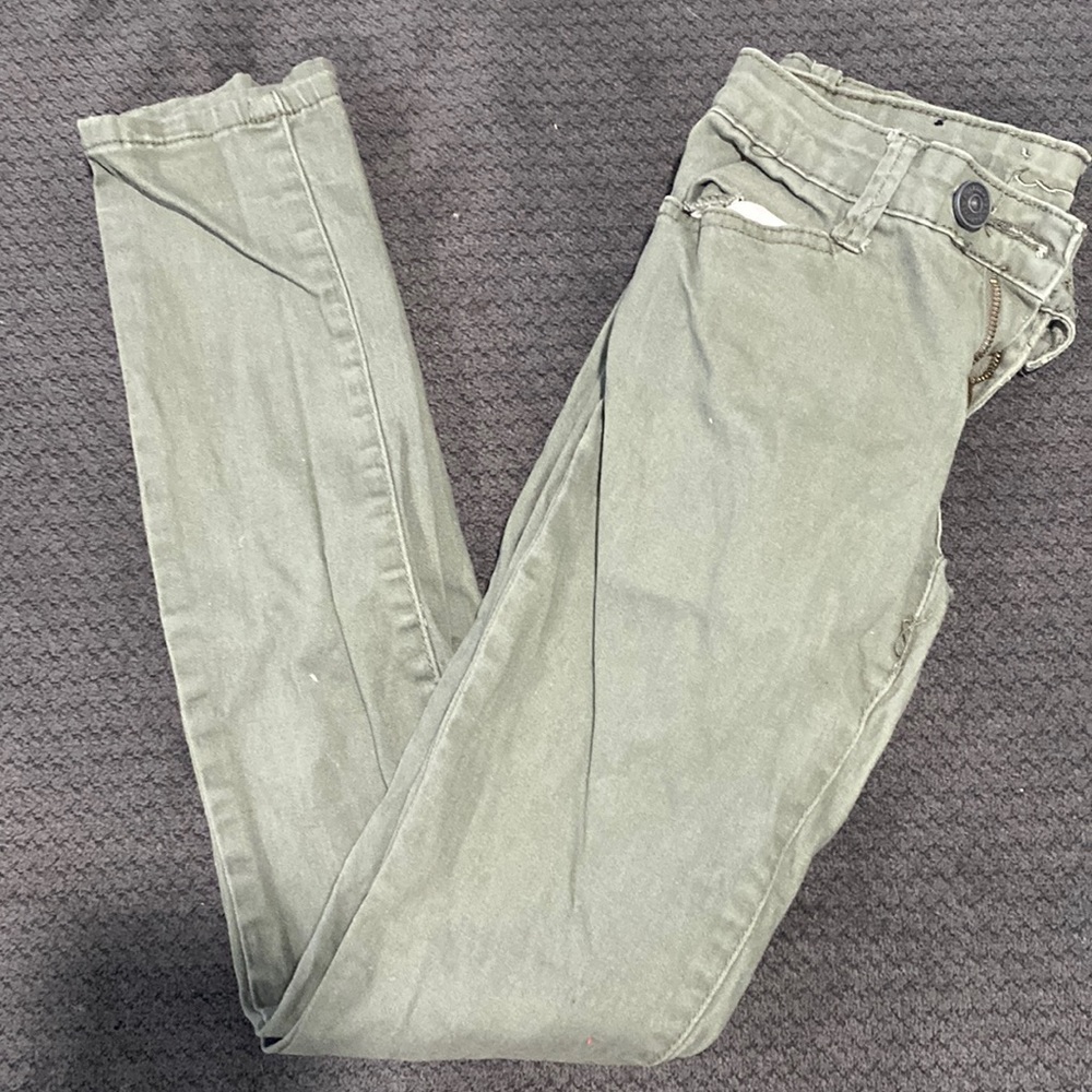 ⭐️2/$10 - INK green skinny jeans